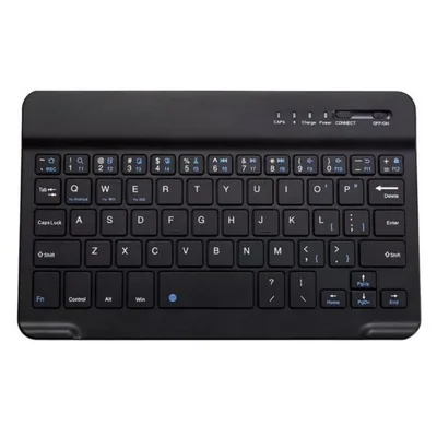 ワイヤレス キーボード ブラック Bluetooth スリム 薄型 静音 充電式 パンタグラフ iPad iOS Android Windows スマホ Mac ((S