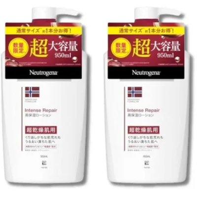 2個セット ニュートロジーナ ノルウェーフォーミュラ インテンスリペア ボディエマルジョン 950ml ボディクリーム 敏感肌