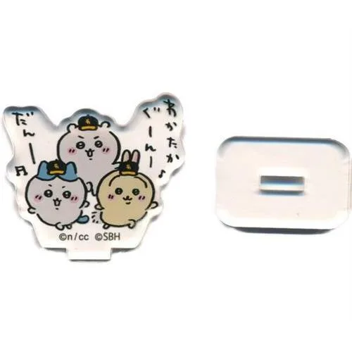 ちいかわ×福岡ソフトバンクホークス アクリルスタンドinカプセル 若鷹軍団 ちいかわ&ハチワレ&うさぎ