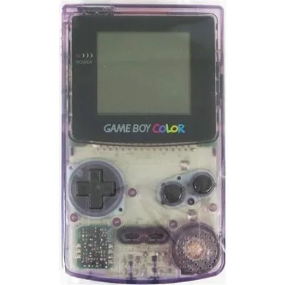 ゲームボーイカラー本体 クリアパープル (箱説なし)