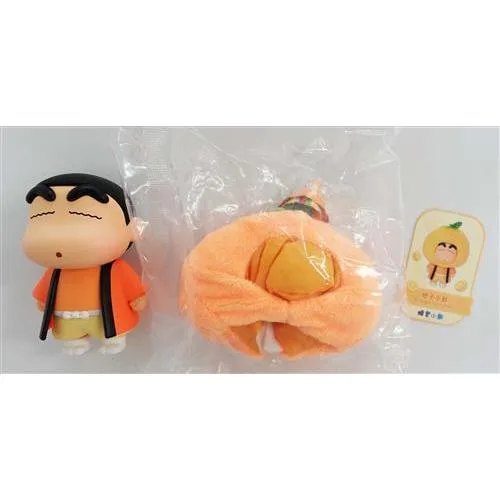 TOPTOY クレヨンしんちゃん フルーツコテージシリーズ ぬいぐるみキーホルダー 野原しんのすけ(Orange)