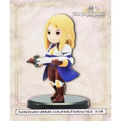 ファイナルファンタジータクティクス ミニチュアフィギュアコレクション Vol.2 アグリアス・オークス FINAL FANTASY