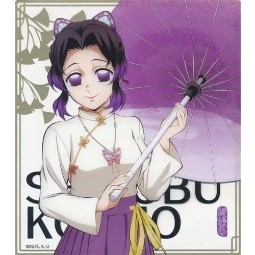 鬼滅の刃 クリア色紙 胡蝶しのぶ