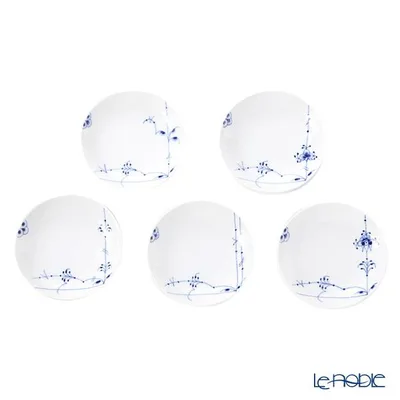 並行輸入品 ロイヤルコペンハーゲン ブルーパルメッテ プレート10cm 5柄セット 2500904/1052404 小皿/豆皿 皿