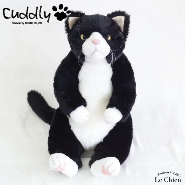 ぬいぐるみ 猫 ハチワレ《甚五郎 JingoroI》《ソメゴロー》《ピンカートン》《わさ美》《タマ子》cuddly カドリー ねこのぬいぐるみ 日本製 ぬいぐるみ 爆買