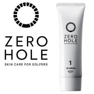 ZERO HOLE ゼロホール 日焼け止めクリーム NO.1 無香料 UVカット SPF50+ PA++++ ウォータープルーフ ゴルフ スポーツ アウトドア 紫外線対策 日本正規品