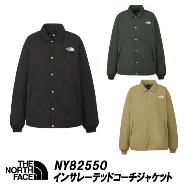 ザ・ノースフェイス インサレーションコーチジャケットTHE NORTH FACE Insulation Coach Jacket 2025年秋冬モデル品番「NY82550」日本正規代理店商品
