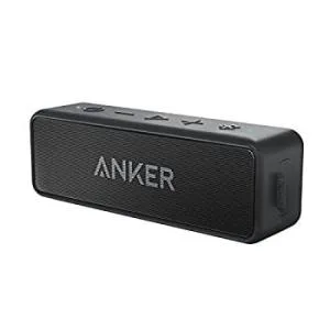 Anker Soundcore 2 12W Bluetooth5.0 スピーカー 24時間連続再生 完全ワイヤレスステレオ対応/強化された低音 ブラック