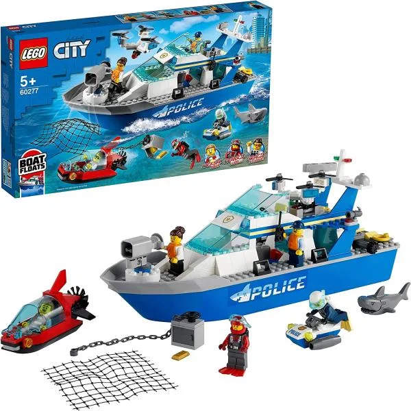 レゴ LEGO レゴブロック シティ ポリス ボート 船 60277