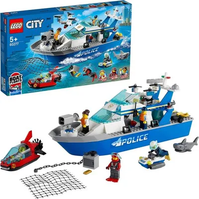 レゴ LEGO レゴブロック シティ ポリス ボート 船 60277