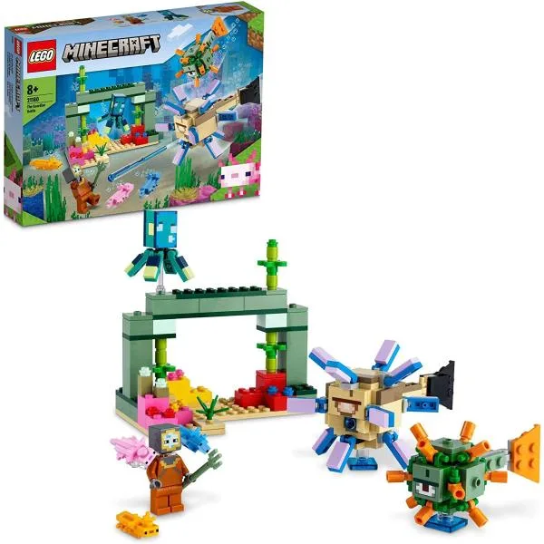 レゴ LEGO レゴブロック マイクラ マインクラフト ガーディアン 戦い 21180