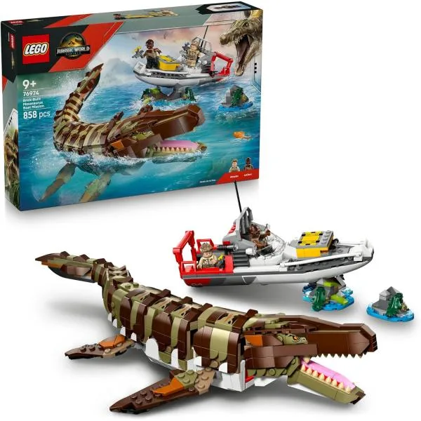 レゴ LEGO ジュラシックワールド モササウルス 調査船 恐竜 76974