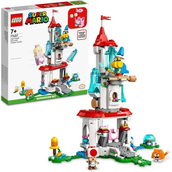 レゴ LEGO レゴブロック マリオ ピーチ ネコ パワーアップ こおったとう チャレンジ 71407