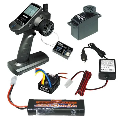 フタバ プロポ 3PV R203GF/U300/MC340CR 車用バッテリー、充電器付き エントリー セット 00008748-3 双葉電子工業 FUTABA