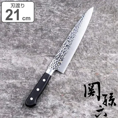 牛刀包丁 21cm 関孫六 いまよう 貝印 ( シェフナイフ 牛刀 料理包丁 分化包丁 万能包丁 左右兼用 槌目模様 21センチ 日本製 )