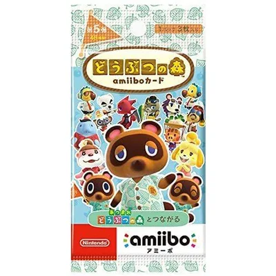 【BOX販売(25パック)】どうぶつの森amiiboカード 第5弾 (1パック 3枚入り)×25パック【任天堂】
