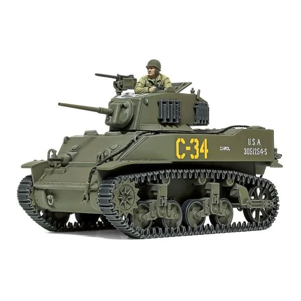 タミヤ 1/48 アメリカ軽戦車 M5A1 スチュアート【32606】【プラモデル】
