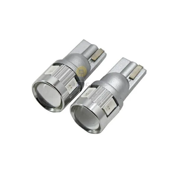 T10 T16 アンバー or レッド 7w CREE プロジェクター LED 【無極性】【ハイブリッド車対応】