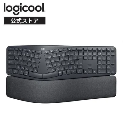 キーボード ワイヤレスキーボード ロジクール K860 ERGO Bluetooth 無線 Unifying エルゴノミック Windows Mac パームレスト 国内正規品 2年間無償保証