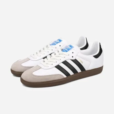 adidas SAMBA OG アディダス サンバ OG メンズ レディース スニーカー RUNNING WHITE/CORE BLACK/CLEAR GRANITE ホワイト ブラック B75806 【adidas Originals】