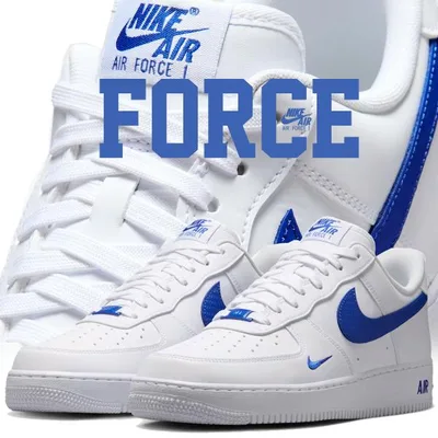 ナイキ エア フォース 1 '07 ホワイト ゲームロイヤル NIKE AIR FORCE 1 07 wht/game royal iv5732-100