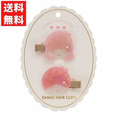 サンリオキャラクターズ Baby Pinkシリーズ ヘアクリップ リトルツインスターズ キキララ 前髪クリップ