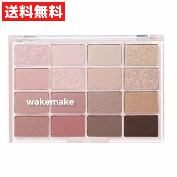 WAKEMAKE ソフトブラーリングアイパレット 26 ミュートローズブラーリング 16色 韓国 コスメ アイシャドウ