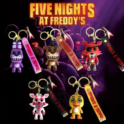 Five Nights at Freddy's キーホルダー ファイブナイツアットフレディーズ FNAF フナフ ホラー 映画 ゲーム アニメ ホラー キャラクター グッズ ストラップ