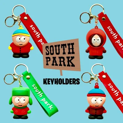 サウスパーク マスコット キーホルダー 全4種 SOUTHPARK アニメ キャラクター グッズ ストラップ
