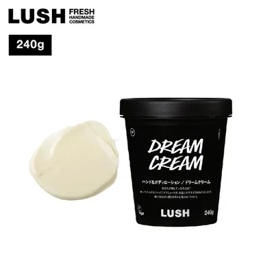 公式 LUSH ドリームクリーム SP 240g ボディローション 合成保存料不使用 敏感肌 保湿 乾燥 ハンド ボディ ケア ラベンダー ローズ ギフト プレゼント ラッシュ
