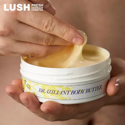 LUSH ブラジリアント ボディバター LUSHバージョン ボディケア ボディクリーム 保湿 カカオバター おしゃれ コスメ プレゼント ラッシュ 公式