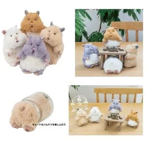 はむにぎり おもち きなこ みたらし ごまきち マスコット ハムスター マスコット ぬいぐるみマスコット ぬい活 癒し リラックス
