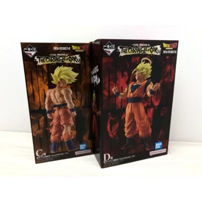 未開封 一番くじドラゴンボール THE CHRONICLE OF GOKU C賞 超サイヤ人孫悟空 D賞 超サイヤ人2孫悟空 MASTERLISE【F7664-007】083