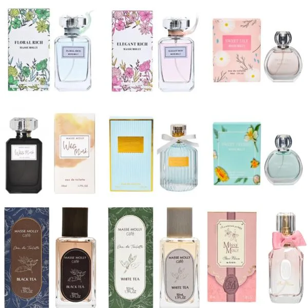 香水 フレグランス マッセモリー MASSEMOLLY オードトワレ 30ml 50ml 選べる11種類 女性 レディース プチプラ EDT コスメステーション