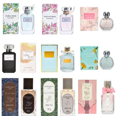 香水 フレグランス マッセモリー MASSEMOLLY オードトワレ 30ml 50ml 選べる11種類 女性 レディース プチプラ EDT コスメステーション