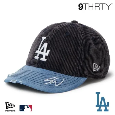 ニューエラ LA キャップ 9THIRTY NEWERA MLB Sean Wotherspoon ロサンゼルス・ドジャース ネイビーコーデュロイ ウォッシュドデニム 15156447