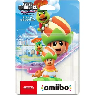 amiibo Poplin & Prince Florian (Super Mario Series) (Nintendo amiibo figure)