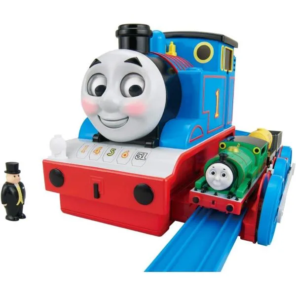 (特典レイアウト用レール付き) プラレール トーマス かおがうごくよ! なかまとおしゃべり ビッグトーマス (タカラトミー おもちゃ)