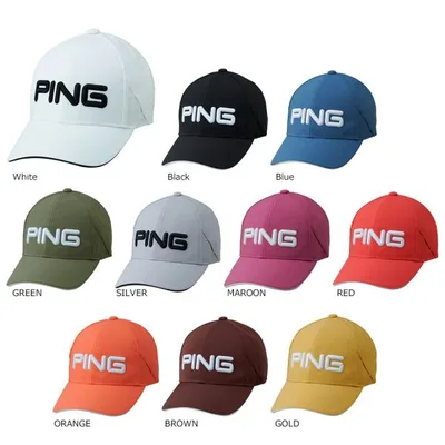 PING ピン カラーコードキャップ HW-U2501 メンズ 日本正規品 帽子 ゴルフキャップ (即納)