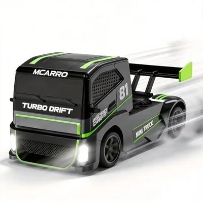 MCARRO 1:87 ラジコンドリフトトラック 2.4GHzラジコンカー 四輪駆動 比例制御 ?模擬ブレーキキャリパー 車モデル