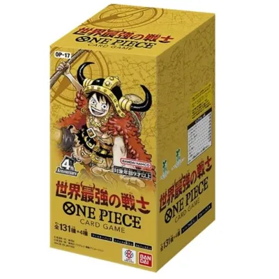 未開封BOX ワンピースカードゲーム ブースターパック 世界最強の戦士【OP-17】【テープ付き未開封】