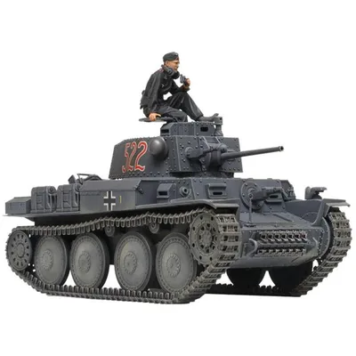 タミヤ(TAMIYA) 1/35 ミリタリーミニチュアシリーズ No.369 ドイツ軍 軽戦車38 (t) E/F型 プラモデル 35369