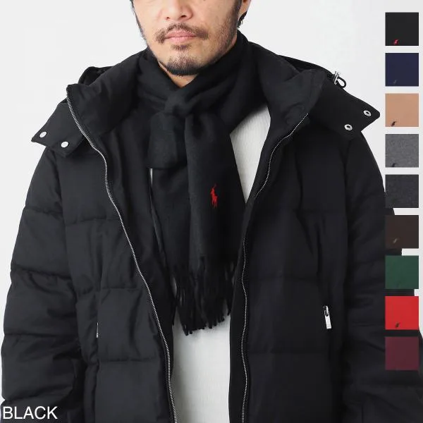 ポロラルフローレン POLO RALPH LAUREN マフラー RECYCLED WOOL MUFFLER メンズ レディース pc0476-001