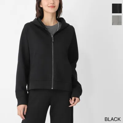 エスマックスマーラ S Max Mara ジップアップ パーカ MAREA マレーア コットン ジャージー フーディ 刺繍ロゴ フーディ レディース smmmarea-2629926021600-005