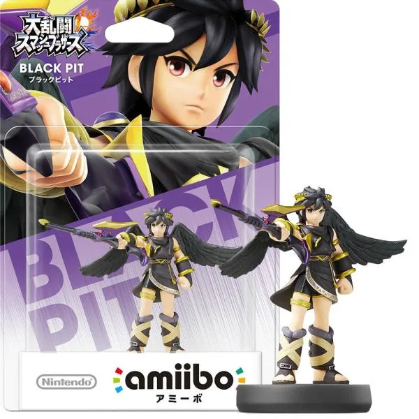 『中古即納』{ACC}{WiiU} amiibo(アミーボ) ブラックピット(大乱闘スマッシュブラザーズ) 任天堂(NVL-C-AABJ)(20150611)