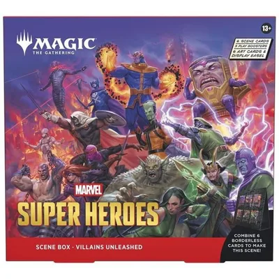 『新品』{TCG} (2種セット) MTG マジック:ザ・ギャザリング Marvel Super Heroes Scene Box 英語版 ウィザーズオブザコースト(2種×各1個)(20260626)