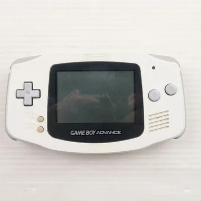 『中古即納』{GBA} (本体) GAMEBOY ADVANCE(ゲームボーイアドバンス) ホワイト 任天堂(AGB-S-WA)(20010321)