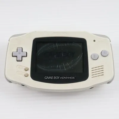 『中古即納』{GBA} (本体) GAMEBOY ADVANCE(ゲームボーイアドバンス) ホワイト 任天堂(AGB-S-WA)(20010321)