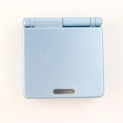 『中古即納』{GBA} (本体) GAMEBOY ADVANCE SP(ゲームボーイアドバンスSP) パールブルー 任天堂(AGS-S-PBA)(20030905)