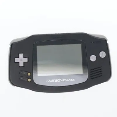 『中古即納』{GBA} (本体) GAMEBOY ADVANCE(ゲームボーイアドバンス) ブラック 任天堂(AGB-S-KA)(20011214)